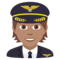 Pilot(In): Mittlere Hautfarbe