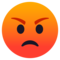 Wütendes Gesicht