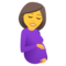 Schwangere Frau