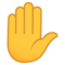 Erhobene Hand