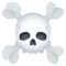 Totenkopf Mit Gekreuzten Knochen