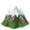 Schneebedeckter Berg