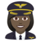 Pilotin: Dunkle Hautfarbe