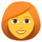 Frau: Rotes Haar