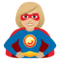 Superheldin: Mittelhelle Hautfarbe