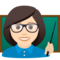 Lehrerin: Helle Hautfarbe