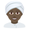 Frau Mit Turban: Dunkle Hautfarbe
