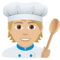 Persona Che Cucina: Carnagione Medio-Chiara