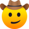Faccina Con Cappello Da Cowboy