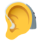 Orecchio Con Apparecchio Acustico