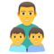 Famiglia: Uomo, Bambino, Bambino