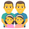Famiglia: Uomo, Uomo, Bambina, Bambina