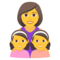 Famiglia: Donna, Bambina, Bambina