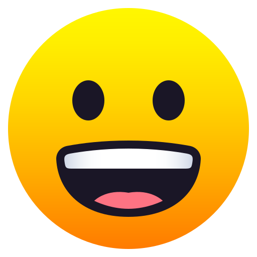 Faccina Con Un Gran Sorriso