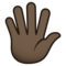Mano Aperta: Carnagione Scura