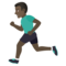 Uomo Che Corre: Carnagione Scura