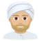 Uomo Con Turbante: Carnagione Medio-Chiara