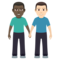 Due Uomini Che Si Tengono Per Mano: Carnagione Scura, Carnagione Chiara