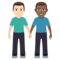 Due Uomini Che Si Tengono Per Mano: Carnagione Chiara, Carnagione Medio-Scura