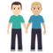 Due Uomini Che Si Tengono Per Mano: Carnagione Chiara, Carnagione Medio-Chiara