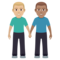 Due Uomini Che Si Tengono Per Mano: Carnagione Medio-Chiara, Carnagione Media