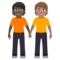 Persone Che Si Tengono Per Mano: Carnagione Scura, Carnagione Media
