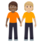 Persone Che Si Tengono Per Mano: Carnagione Medio-Scura, Carnagione Medio-Chiara