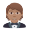 Persona In Smoking: Carnagione Media