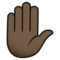 Mano Alzata: Carnagione Scura