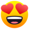 Faccina Con Sorriso E Occhi A Cuore
