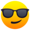 Faccina Con Sorriso E Occhiali Da Sole
