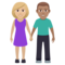 Donna E Uomo Che Si Tengono Per Mano: Carnagione Medio-Chiara, Carnagione Media