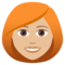 Donna: Carnagione Medio-Chiara, Capelli Rossi
