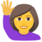 Donna Con Mano Alzata