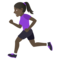 Donna Che Corre: Carnagione Scura