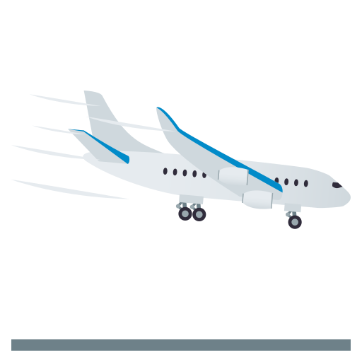 Landung Eines Flugzeugs