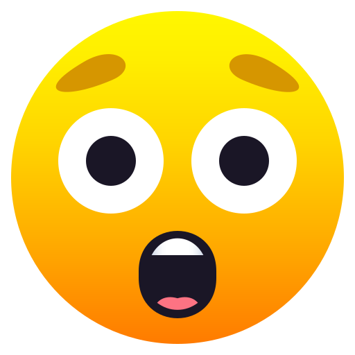 Erstauntes Gesicht