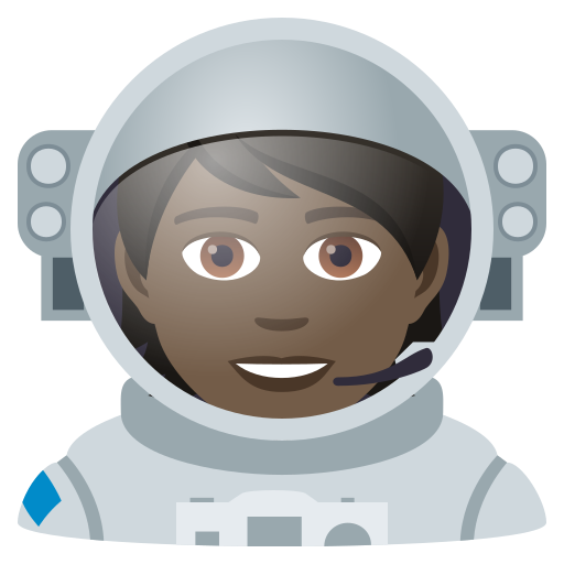 Astronaut(In): Dunkle Hautfarbe
