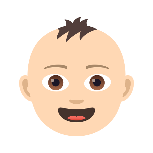 Baby: Helle Hautfarbe