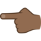 Nach Links Weisender Zeigefinger: Mitteldunkle Hautfarbe