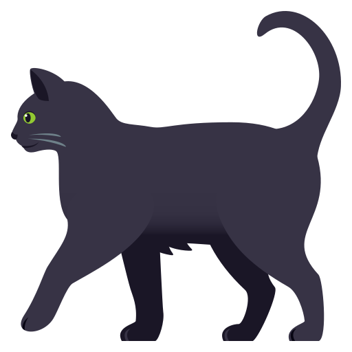 Schwarze Katze