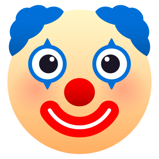 Clown-Gesicht