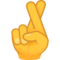 Hand Mit Gekreuzten Fingern