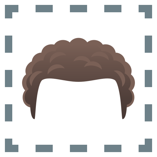 Lockiges Haar