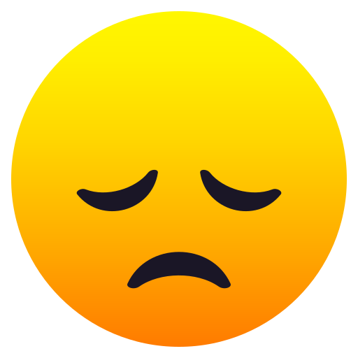 Enttäuschtes Gesicht
