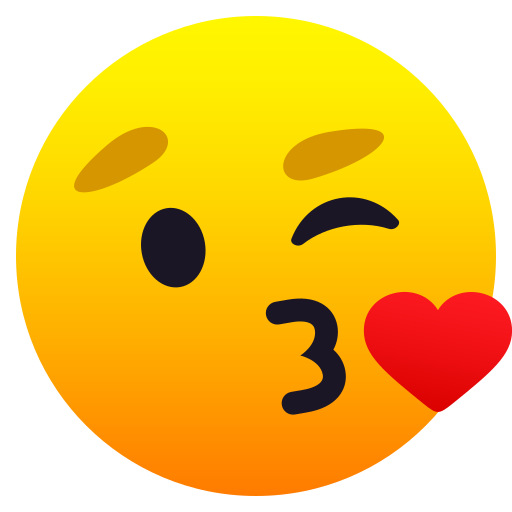 Kuss Zuwerfendes Gesicht