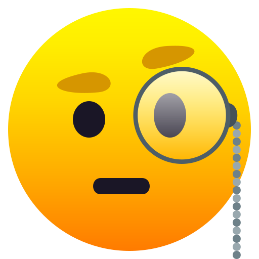 Gesicht Mit Monokel