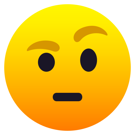 Gesicht Mit Hochgezogenen Augenbrauen