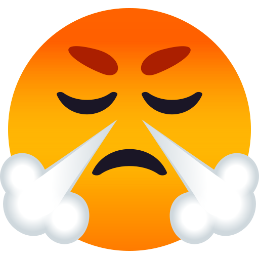 Schnaubendes Gesicht