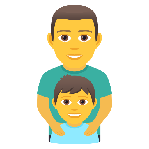 Familie: Mann, Junge